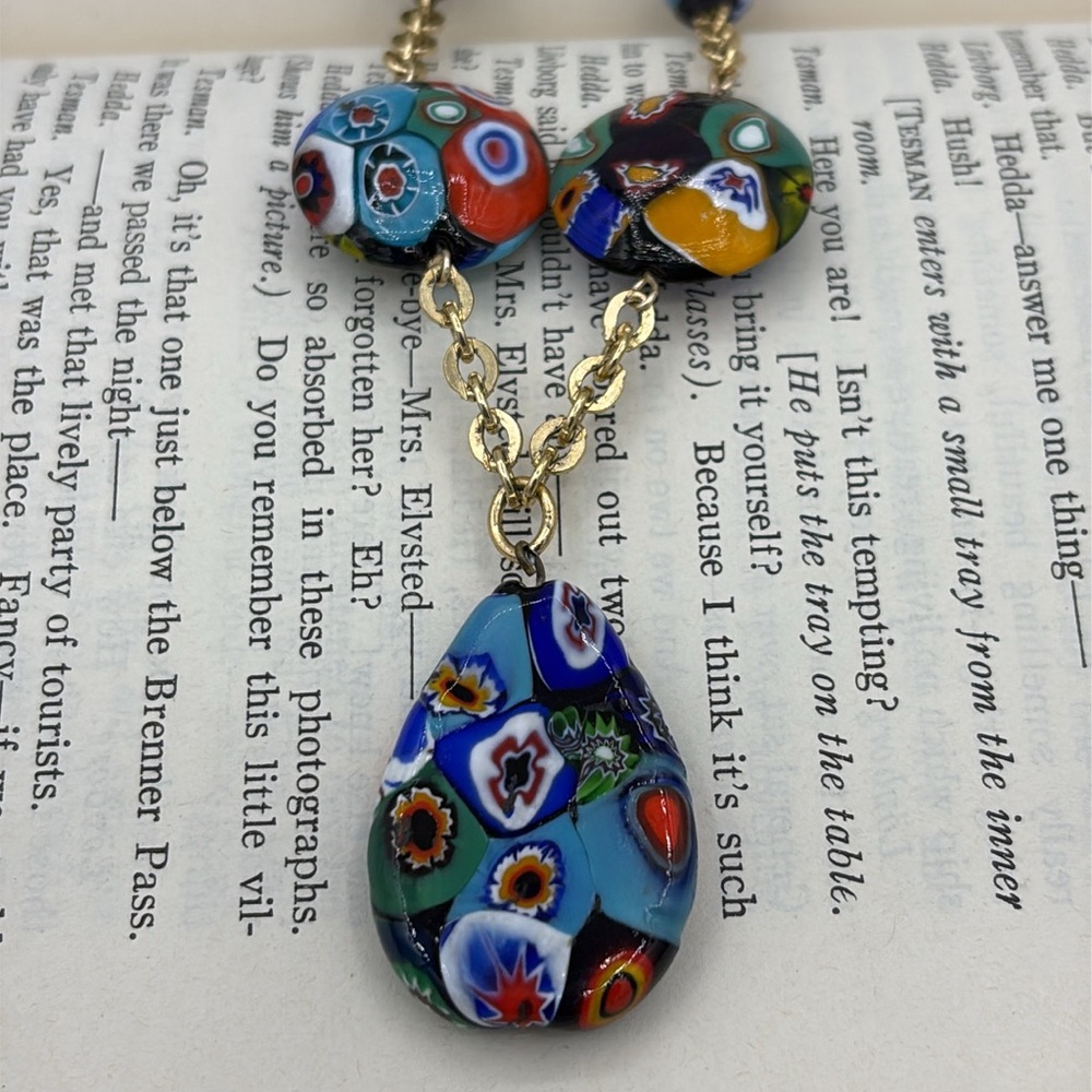 Vintage Venetian Glass Necklace